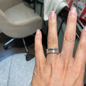 Silver Tiffany and co ring